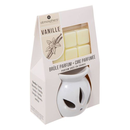 Brûle Parfum En Céramique Avec Cire Parfumée Vanille