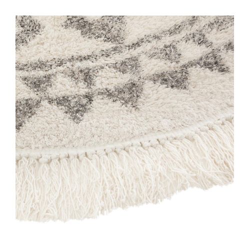 Tapis Rond Déco Ethnique D 120 Cm