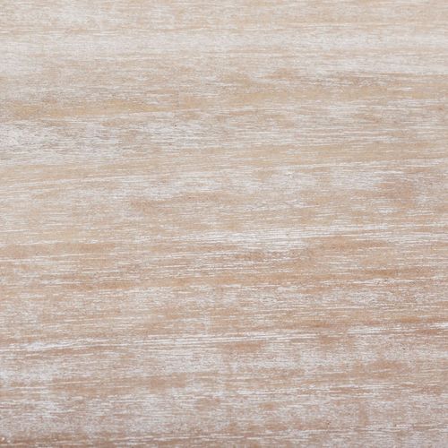 Console Chrysa - 2 Tiroirs - Blanc Et Bois