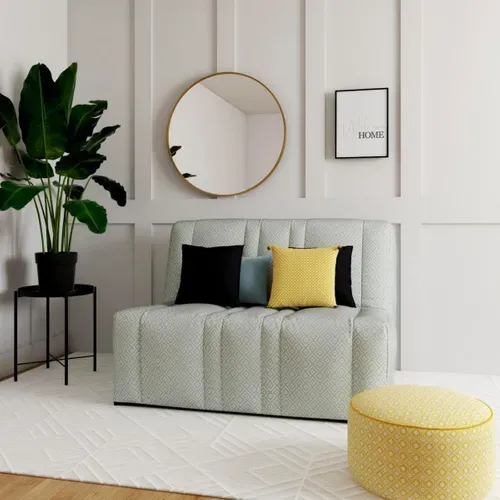 Plante artificielle H72 cm PALMIER Blanc / Vert