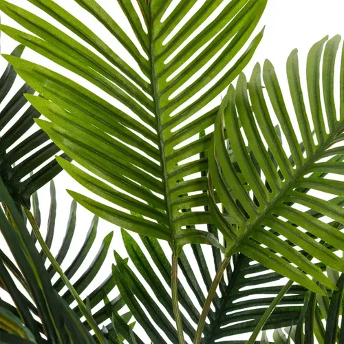 Plante artificielle H72 cm PALMIER Blanc / Vert vue détaillée