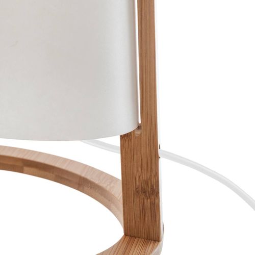 Lampe à Poser En Bambou H 26 Cm