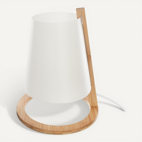 Lampe à Poser En Bambou H 26 Cm
