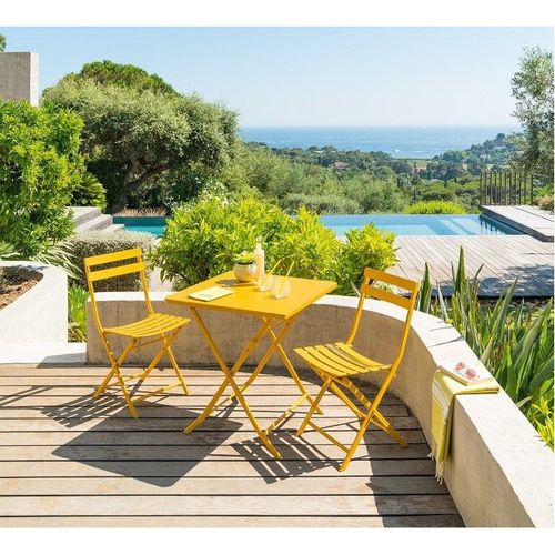 Chaise Métal Pliante Greensboro Moutarde Hespéride