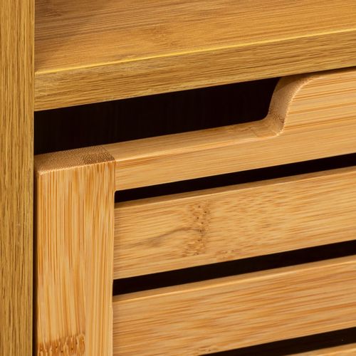 Meuble Bas1 Porte 1 Niche Bambou Sicela 5five