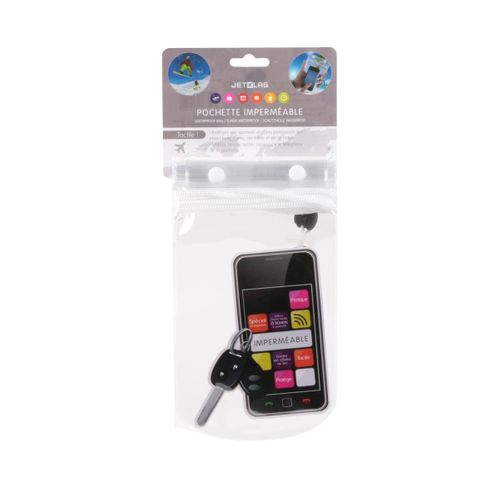 Pochette Pour Smartphone "waterproof" 22cm Transparent