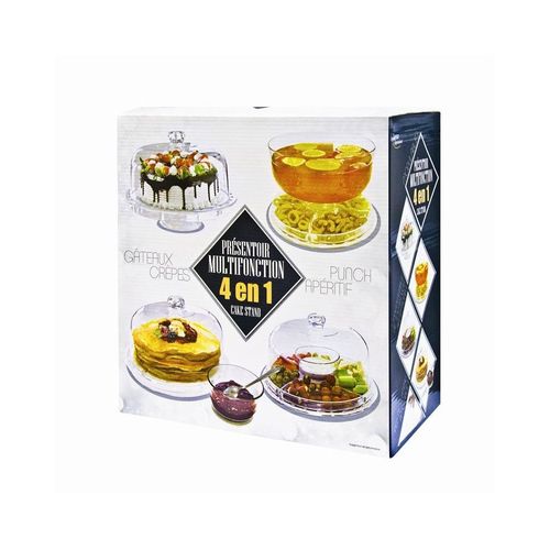 Présentoir à Gateaux 4 En 1 Modulable