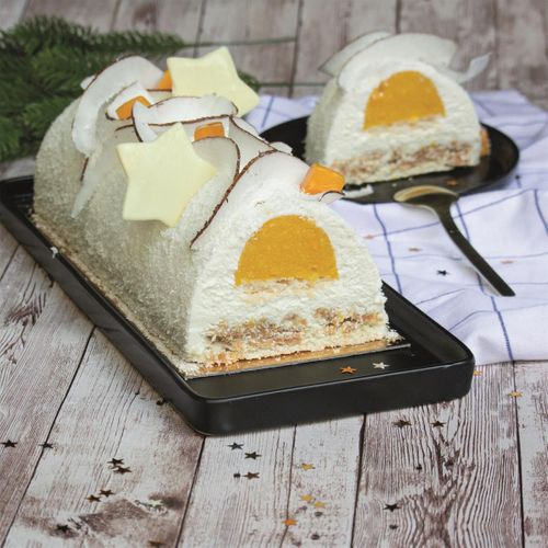 Moule à Pâtisserie "insert Bûche" 30cm Argent