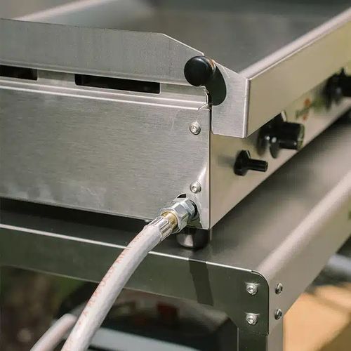 Plancha Gaz 3000w Plaque Inox 54x33cm Pfsb2ma-kr