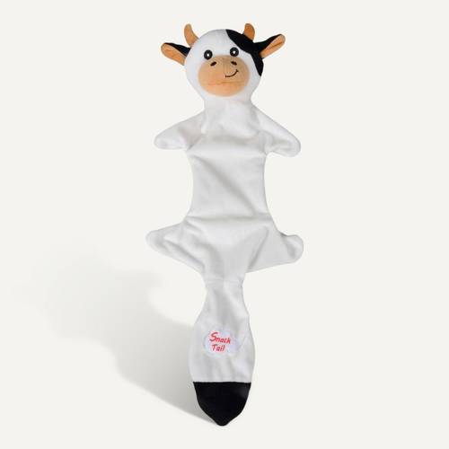 Peluche Pour Chien "vache" 45cm Noir et Blanc