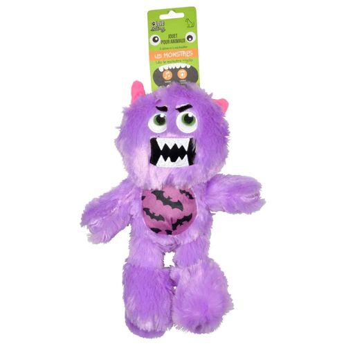 Jouet Pour Chien "léo Le Monstre" 31cm Violet