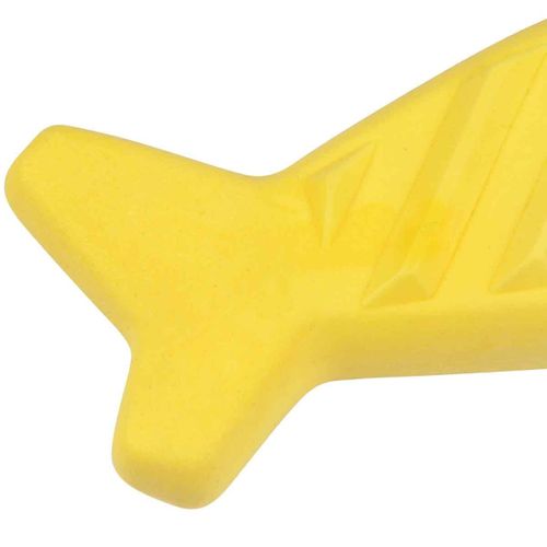Jouet Pour Chien Givré "requin" 18cm Bleu et Jaune