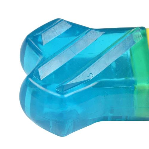 Jouet Pour Chien Givré "os" 13cm Bleu et Jaune