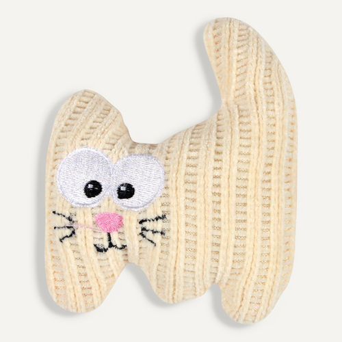 Jouet Peluche Pour Chat "boho Cat" 12cm Naturel