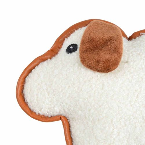 Jouet Peluche Mouton Pour Chien "wooly" 24cm écru