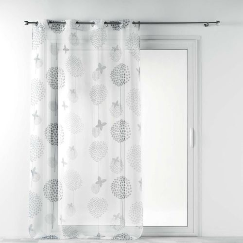Rideau Voilage à Oeillets "baxo" 140x240cm Blanc