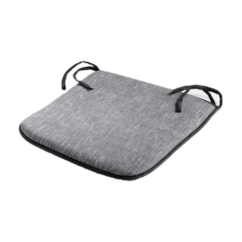 Galette De Chaise "memphis" 40x40cm Gris Perle