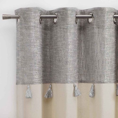 Rideau à Oeillets "new Sultan" 140x240cm Argent