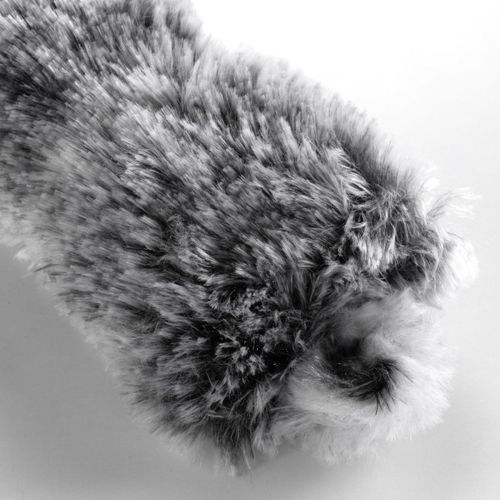 Boudin Bas De Porte Imitation Fourrure "antartic" 80cm Gris