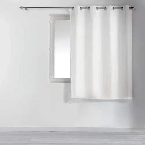 Rideau Occultant à Oeillets "chinea" 135x180cm Blanc