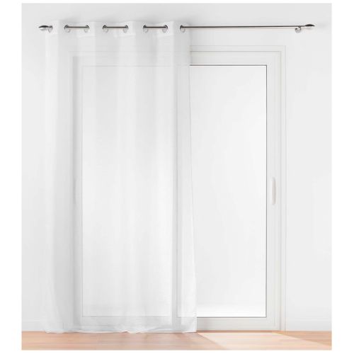 Voilage 140x240 cm LISSEA Blanc vue de face