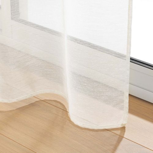 Voilage à Oeillets Lissea Naturel 140x240 Cm