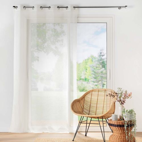 Voilage à Oeillets Lissea Naturel 140x240 Cm