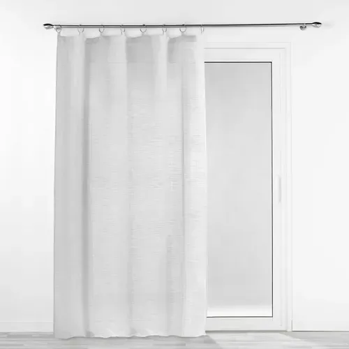 Voilage 140x240 cm MILZA Blanc vue de face