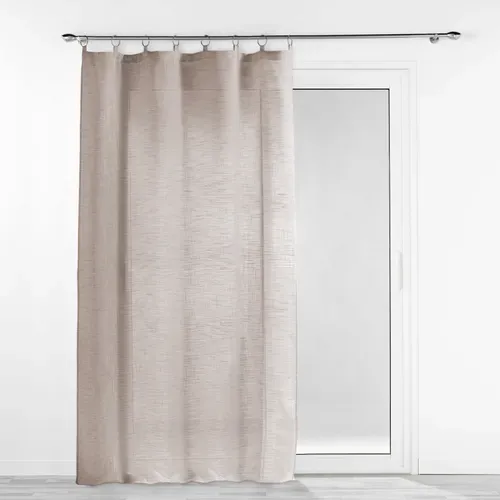 Voilage 140x240 cm MILZA Beige vue de face