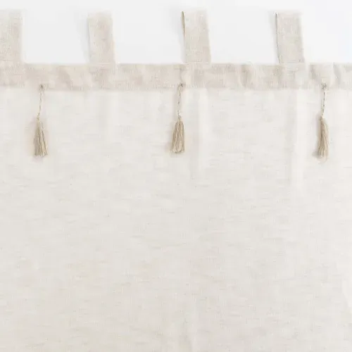 Voilage 140x240 cm DALILA Lin vue d'ambiance 1