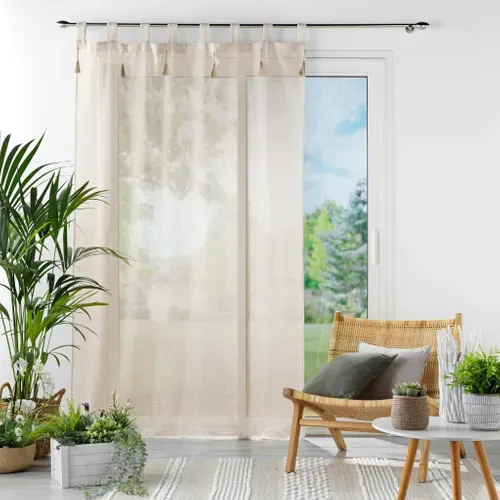 Voilage 140x240 cm DALILA Lin vue 3/4