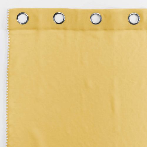 Voilage à Oeillets Louise Jaune 140x240