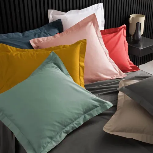 Taie D'oreiller "percaline" 63x63cm Bleu Nuit