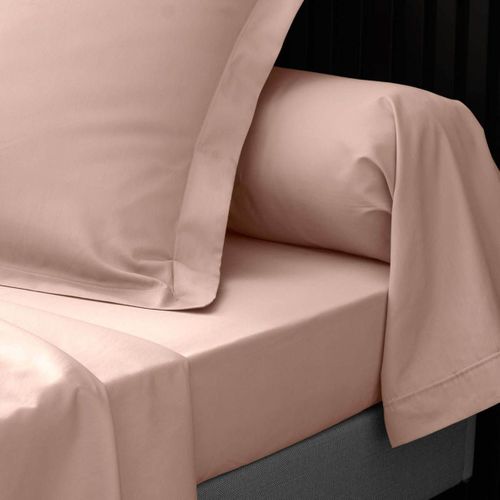 Drap Housse "percaline" 160x200cm Nude