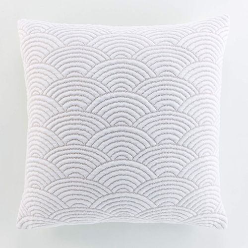Couvre-lit et 2 Housses De Coussin "cassandra" 220x240cm Naturel