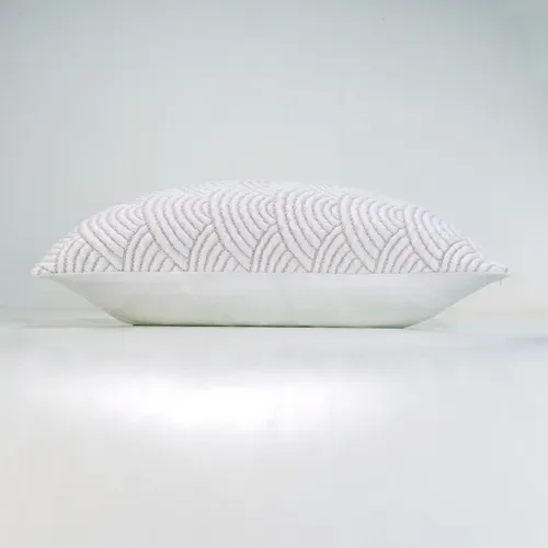 Couvre-lit et 2 Housses De Coussin "cassandra" 220x240cm Naturel