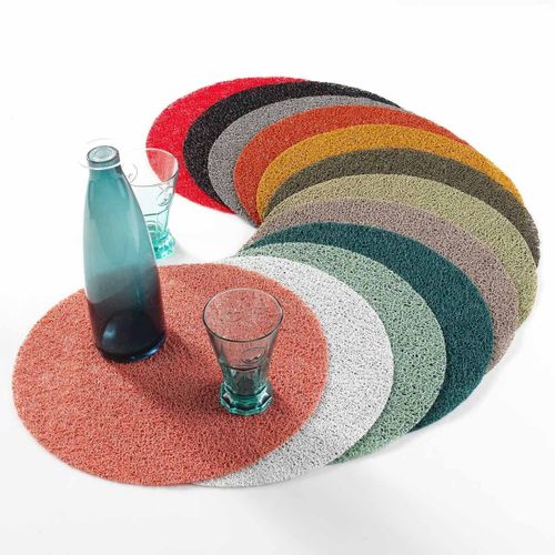 Set De Table Rond "tortilla" 38cm Kaki