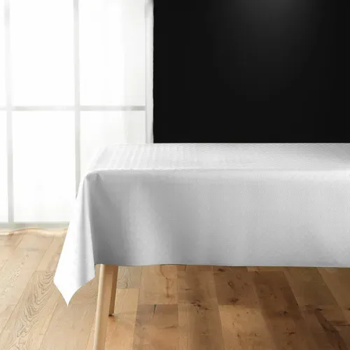 Sous Nappe Protège Table "bulgo" 140x140cm Blanc