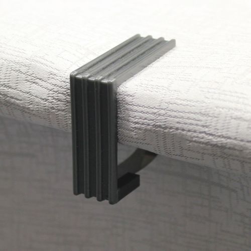 Lot De 4 Pinces Nappe "dale" 6cm Anthracite