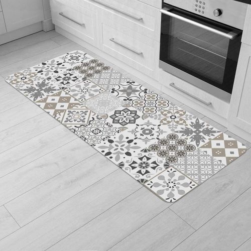 Tapis Déco Rectangle "salou" 45x120cm Naturel