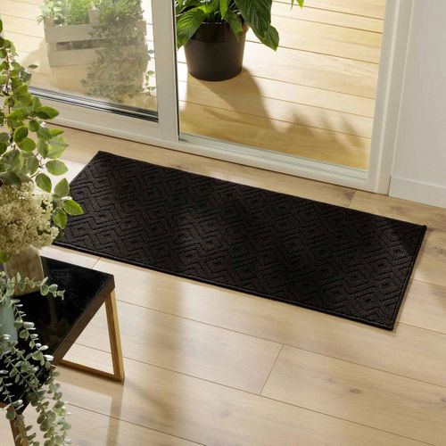Tapis Multi-usage Tissé "losi" 50x120cm Noir