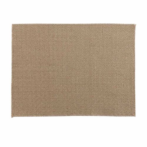 Lot De 2 Sets De Table Jute "modalie" 33x45cm Beige