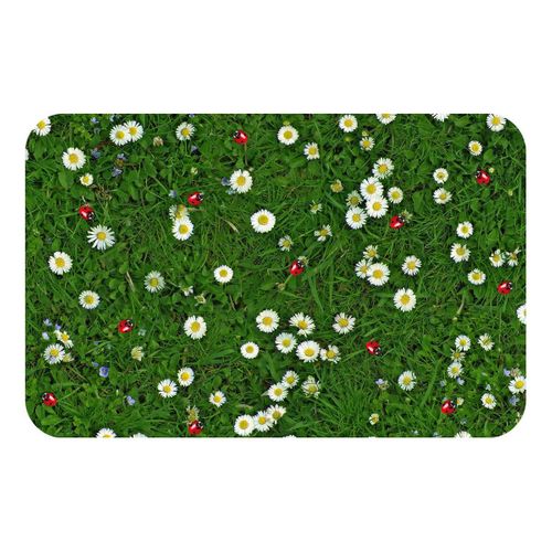 Set De Table Imprimé "fleurette" 28x44cm Vert