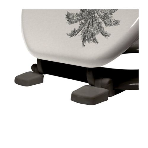 Abattant WC Imprimé Palmier - Noir, 45 Cm, MDF - Marque Paris Prix, Neuf