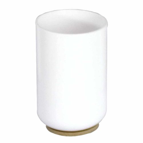 Gobelet Brosse à Dents "smart" 10cm Blanc