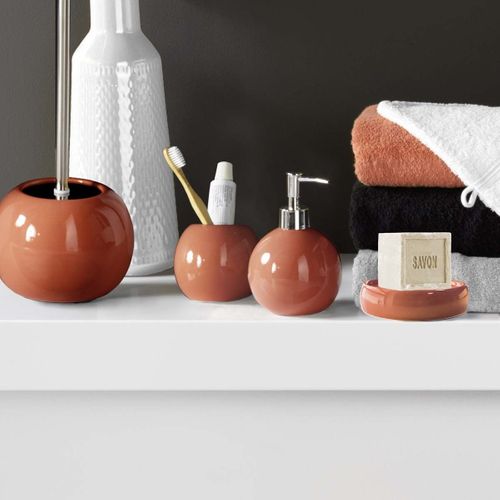 Gobelet De Salle De Bain "bullea" 9cm Terracotta