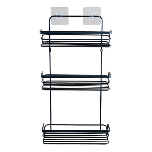 Serviteur De Douche 3 Niveaux "filaire Premium" 49cm Noir