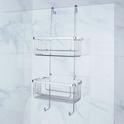 Serviteur De Douche 2 Niveaux "filaire Premium" 60cm Chrome