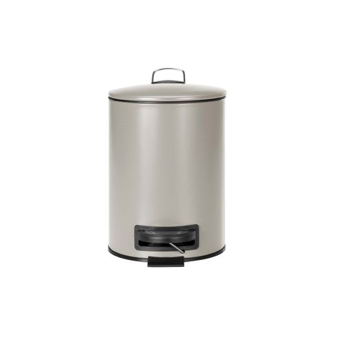 Poubelle à Pédale En Métal "matteis" 3l Taupe