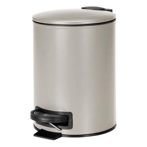 Poubelle à Pédale En Métal "matteis" 3l Taupe